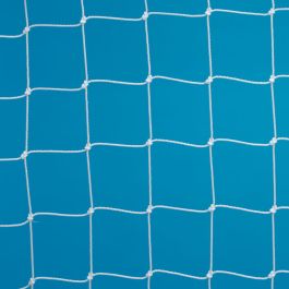 Box Shape Football Nets (2m Runback/White/4mm/Pair)